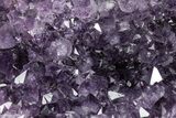 Sparkly Deep-Purple Amethyst Geode - Uruguay #345946-2